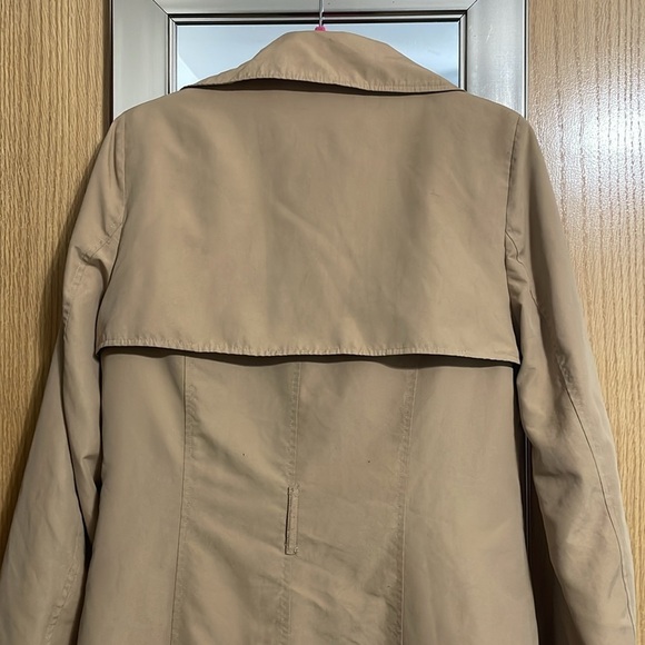 Primark size 8 camel color double breasted coat with buttons and front pockets - Picture 9 of 12